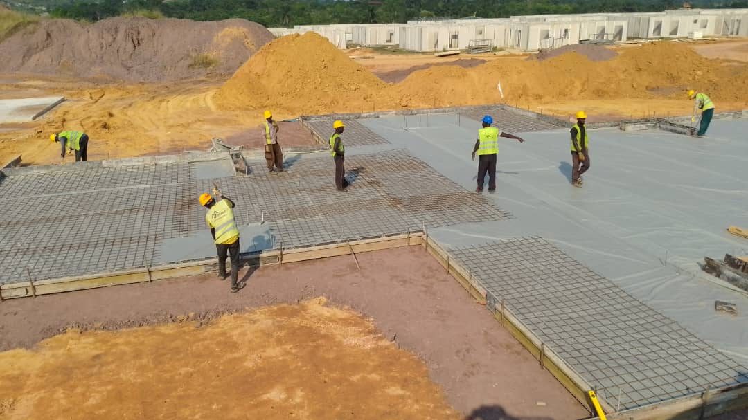 Housing foundations — membrane and mesh crews