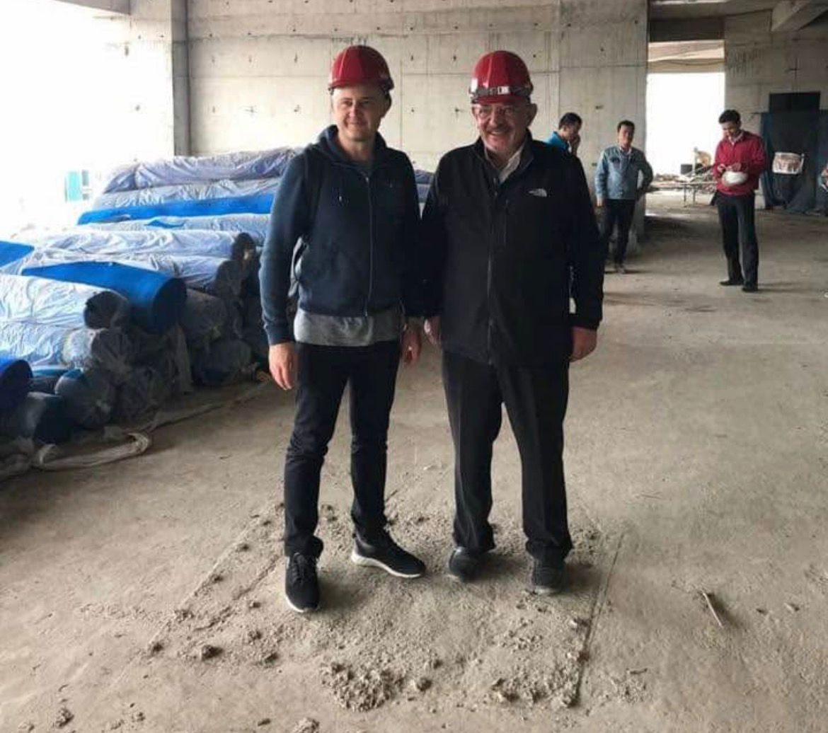 Site management during interior works inspection