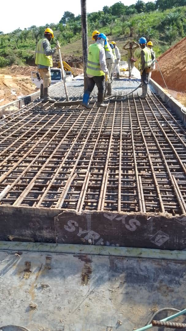 Heavy rebar deck ready for the pour