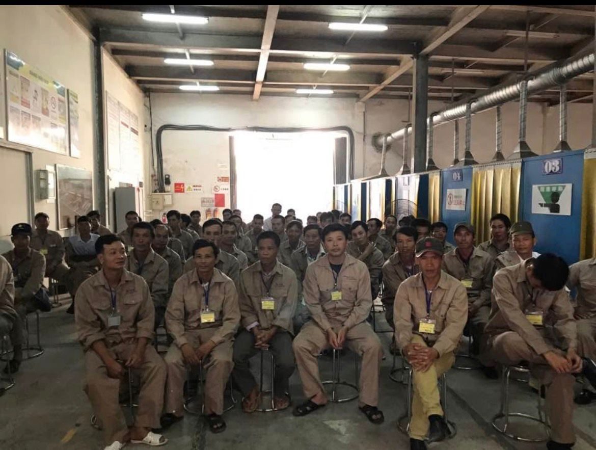 Selection day at the welding workshop